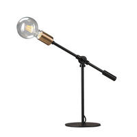 TISCHLEUCHTE 55/15/45 cm   - Goldfarben/Schwarz, Design, Metall (55/15/45cm)