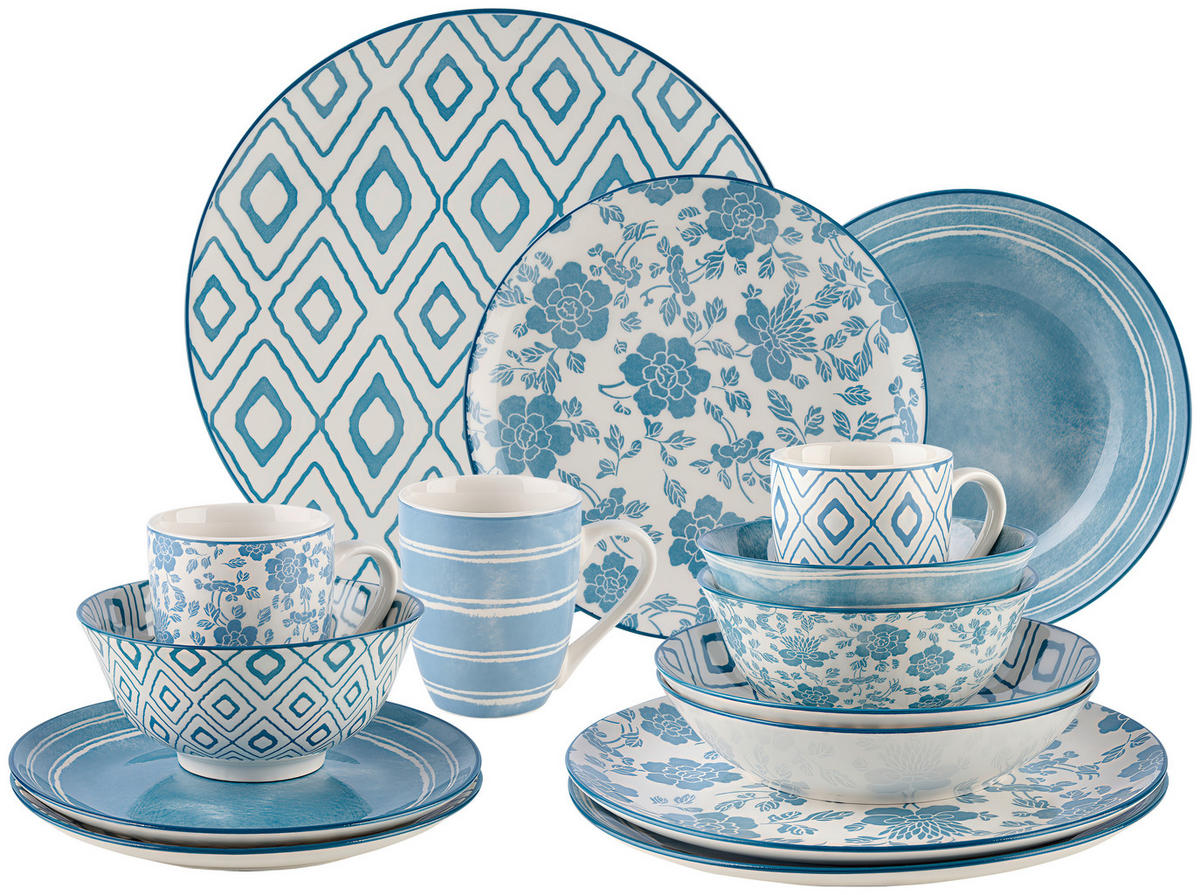 KOMBINOVANÁ SOUPRAVA 30dílné, porcelán keramika  - Lifestyle, keramika - Novel