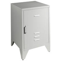 NACHTKÄSTCHEN 40/60/40 cm  in Grau  - Grau, MODERN, Metall (40/60/40cm) - Vipack