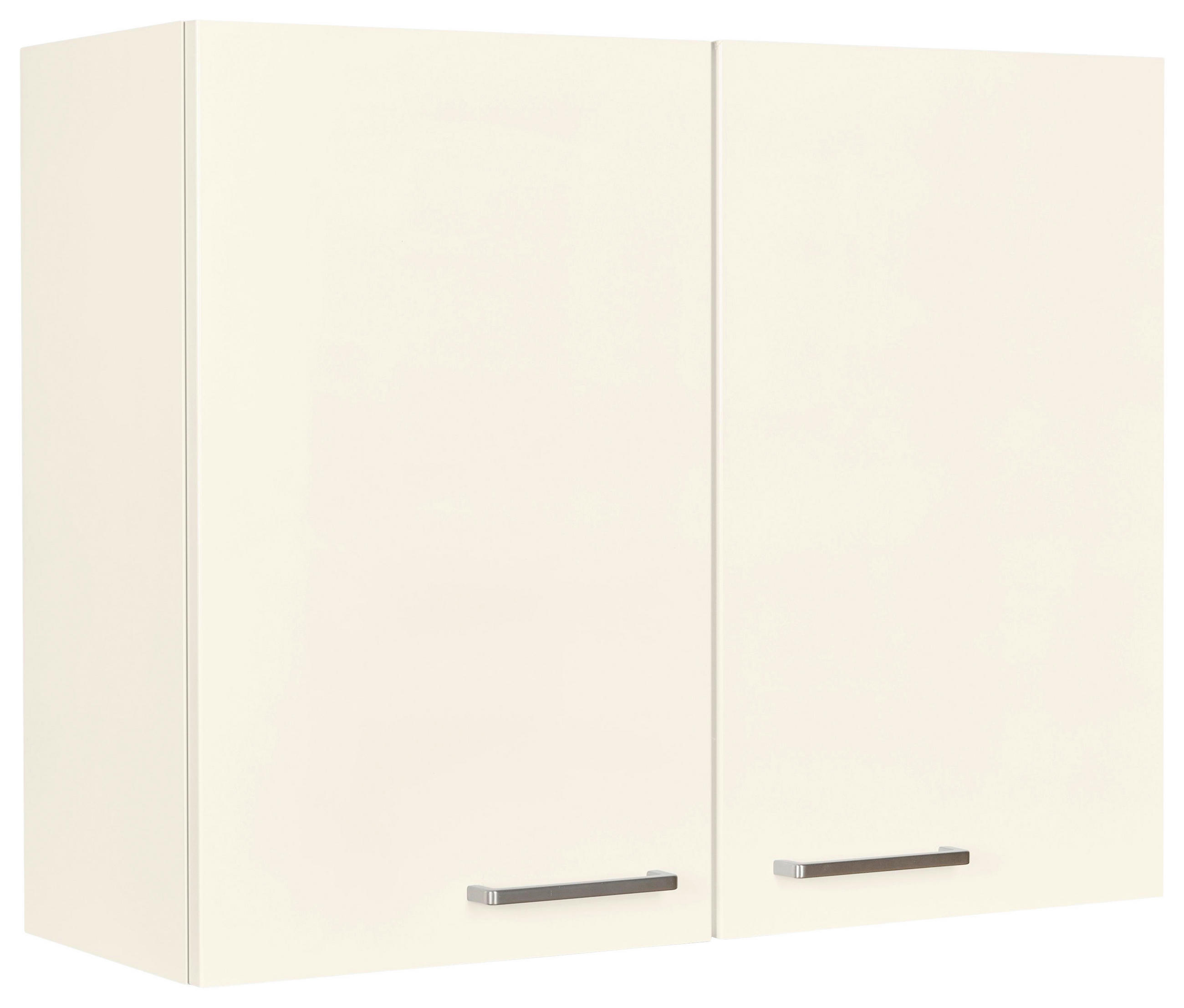 KÜCHENOBERSCHRANK 90/72/35 cm  in Magnolie  - Edelstahlfarben/Magnolie, MODERN, Holzwerkstoff (90/72/35cm) - Nobilia