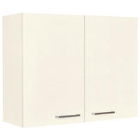 KÜCHENOBERSCHRANK 90/72/35 cm  in Magnolie  - Edelstahlfarben/Magnolie, MODERN, Holzwerkstoff (90/72/35cm) - Nobilia