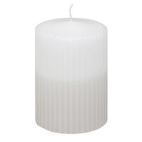 KERZE - Weiß, Basics, Paraffin (6,8/10,0cm) - Steinhart