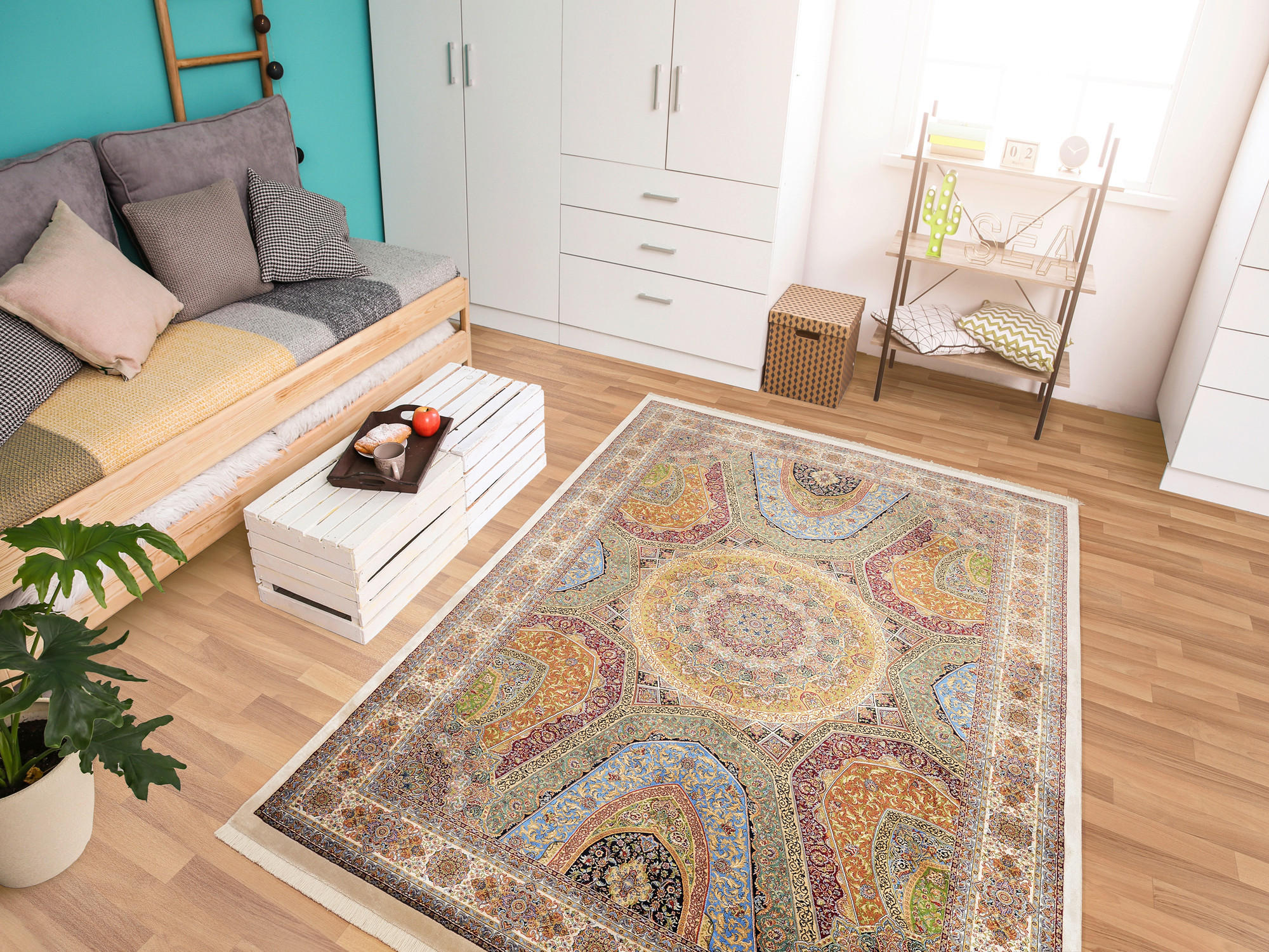 WEBTEPPICH 240/290 cm Arabesk Multicolor  - Multicolor, LIFESTYLE, Textil (240/290cm) - Dieter Knoll