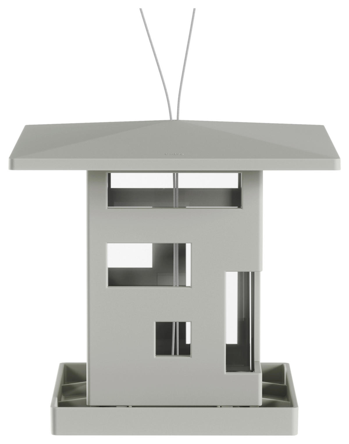 FÅGELHOLK - grå, Design, plast (22,9/21,5/22,9cm) - Umbra