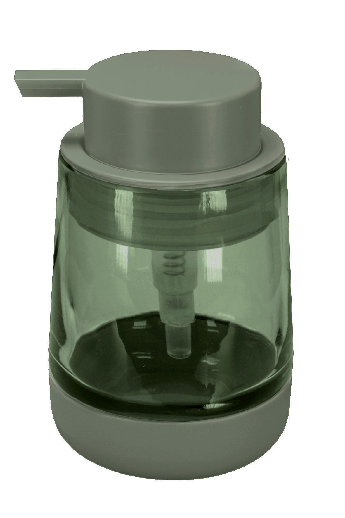 DÁVKOVAČ MYDLA olivovozelená - olivovozelená, Konventionell, plast (8,4/8,4/12,6cm) - Kleine Wolke