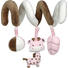 HRACÍ HRAZDIČKA DO VAJÍČKA - bílá/růžová, Basics, textil (17cm) - My Baby Lou HRACÍ HRAZDIČKA DO VAJÍČKA - bílá/růžová, Basics, textil (17cm) - My Baby Lou