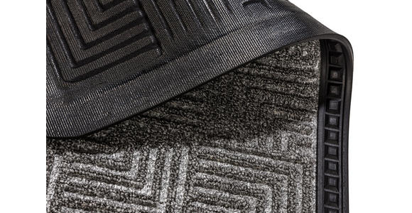 FUßMATTE 50/80 cm - Grau, KONVENTIONELL, Textil (50/80cm) - Esposa
