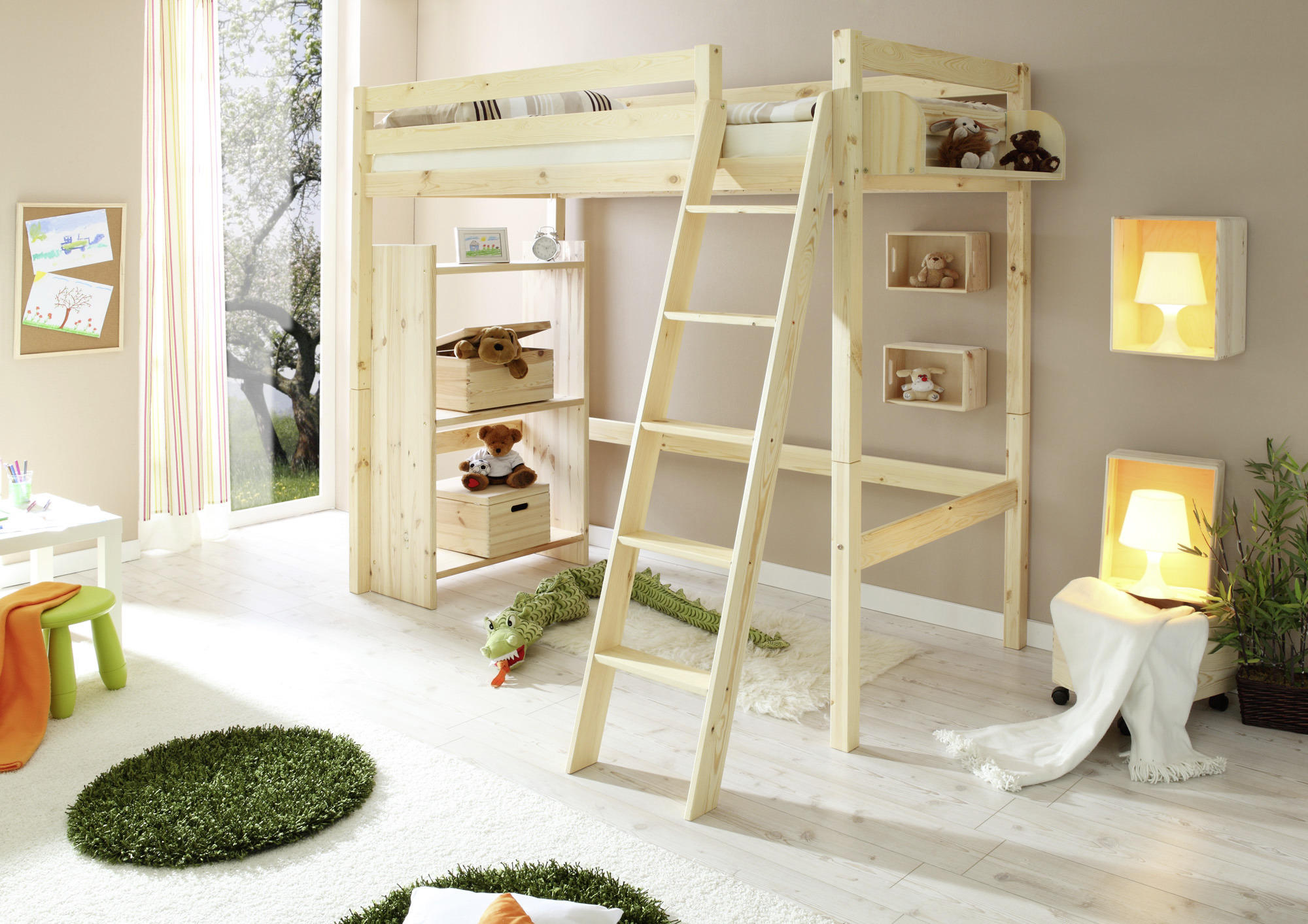 HOCHBETT 90/200 cm  - Kieferfarben, Basics, Holz (90/200cm) - MID.YOU