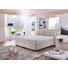 BOXSPRINGBETT "OCEAN" Webstoff 180/200 cm INKL. Topper - Beige/Schwarz, Design, Holz/Textil (180/200cm) - Novel