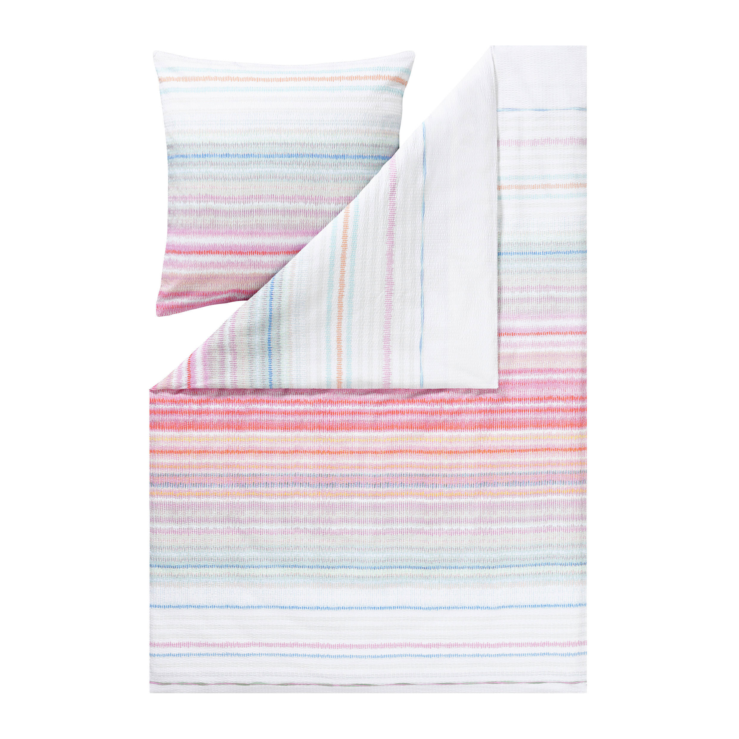 BETTWÄSCHE Impulse Seersucker 135/200 cm  - Multicolor, Design, Textil (135/200cm) - Estella
