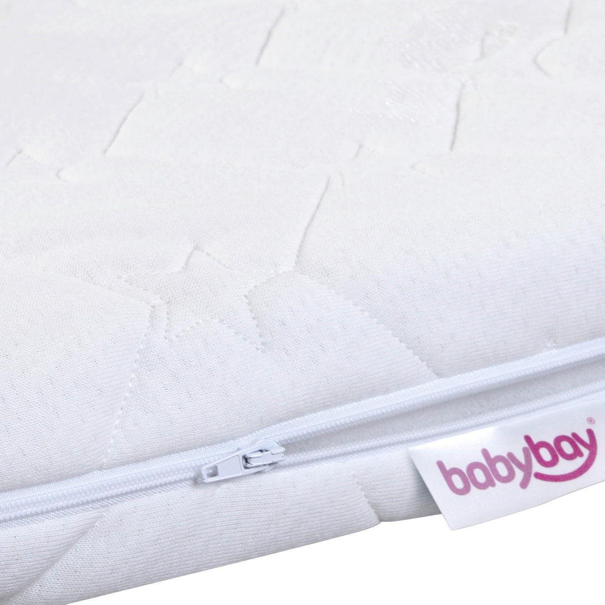 BEISTELLBETTMATRATZE Babybay Original  81/41,5 cm    - Weiß, Basics, Textil (81/41,5cm) - Babybay