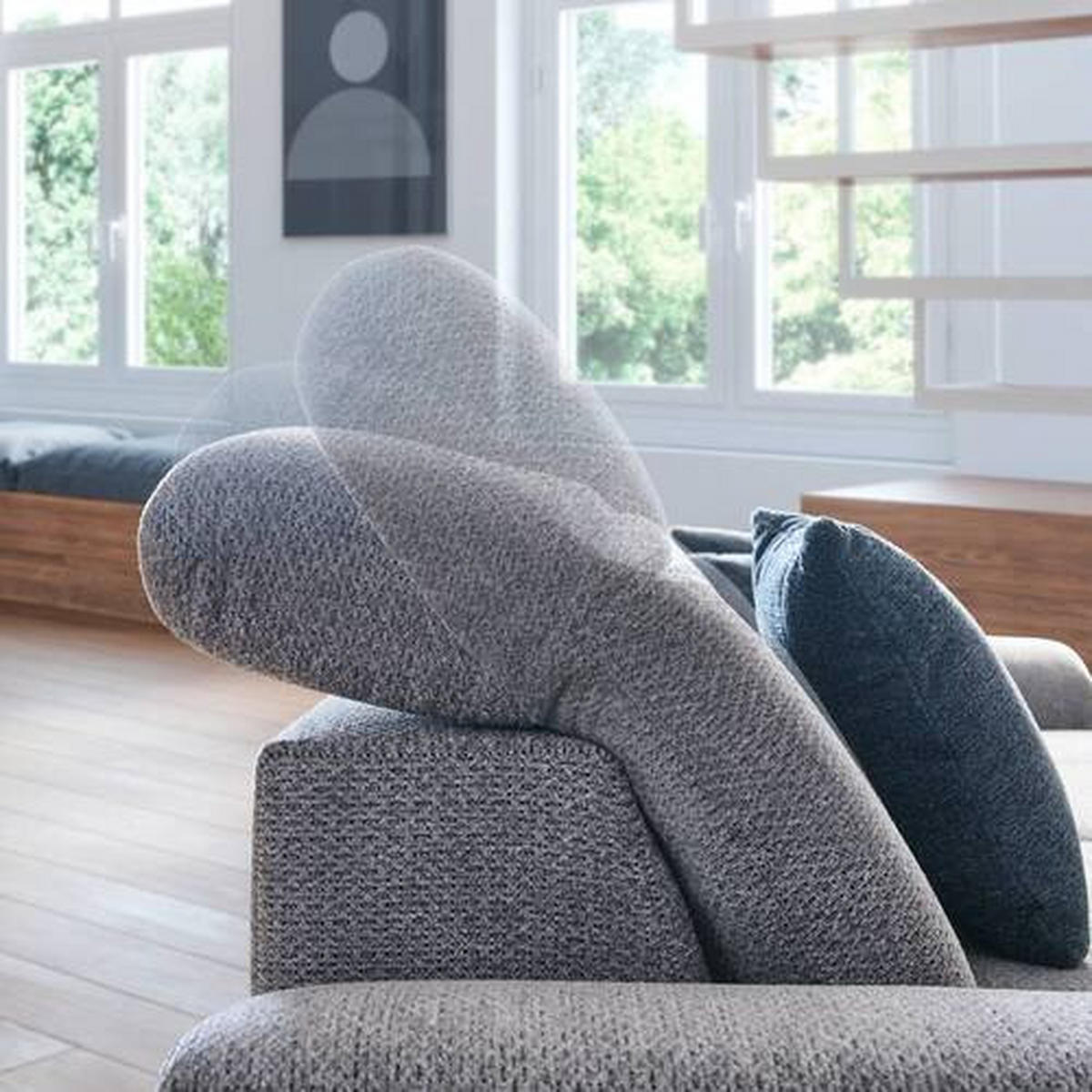 SAROKKANAPÉ fa, textil, faalapú anyag  - fekete, Basics, faalapú anyag/textil (185/256cm) - Stylife