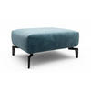 HOCKER in Textil Blau  - Blau/Schwarz, Design, Textil/Metall (90/70/46cm) - SENSOO