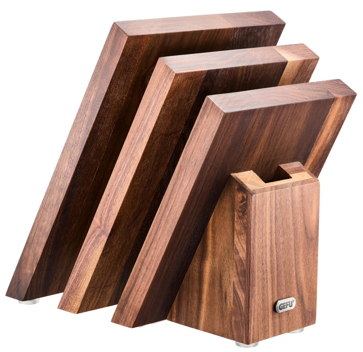 MESSERBLOCK ENNO  - Braun, Design, Holz (16,5/21,5/22,5cm) - Gefu