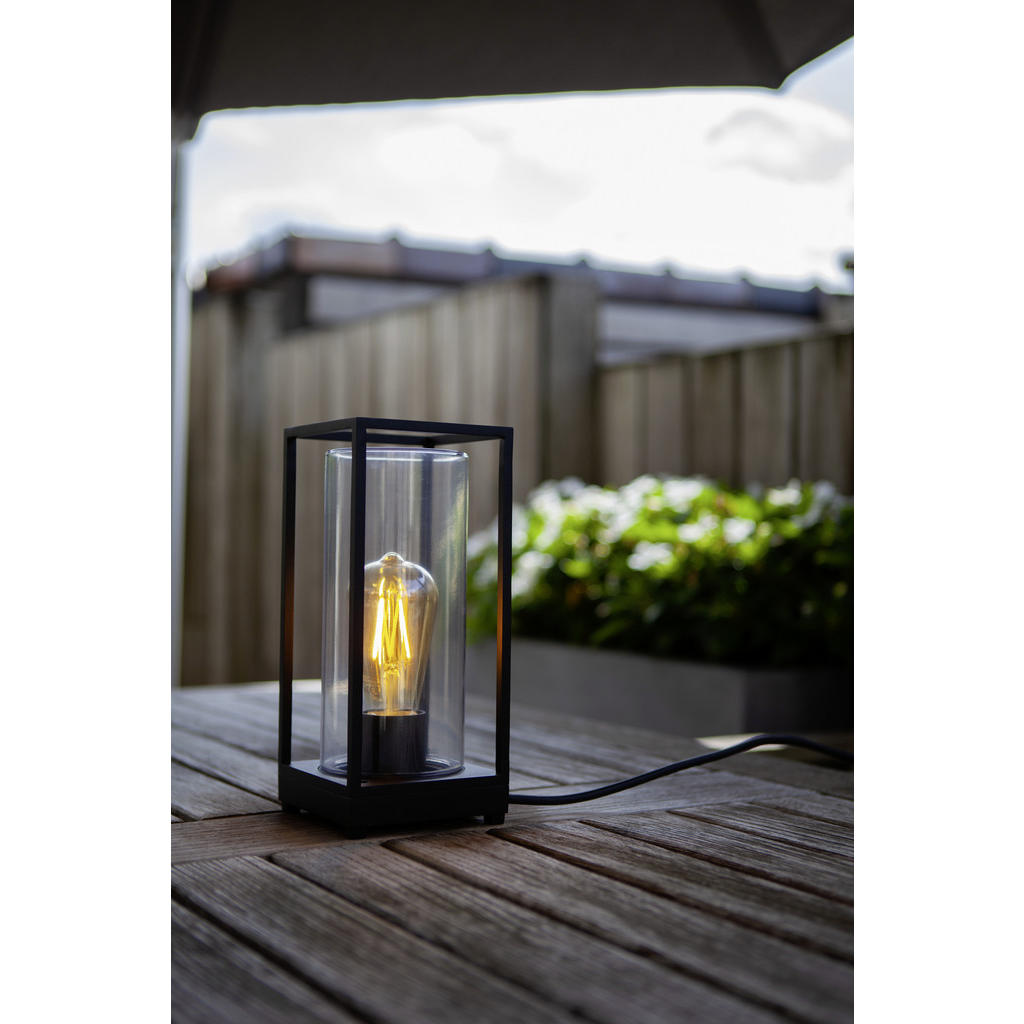 Thumbnail - AUßENLEUCHTE Flair, Klar, Glas, zylindrisch,zylindrisch, 12x27.2x12 cm, Grüner Punkt, RoHS, Reach, Schutzklasse I (Erdun...