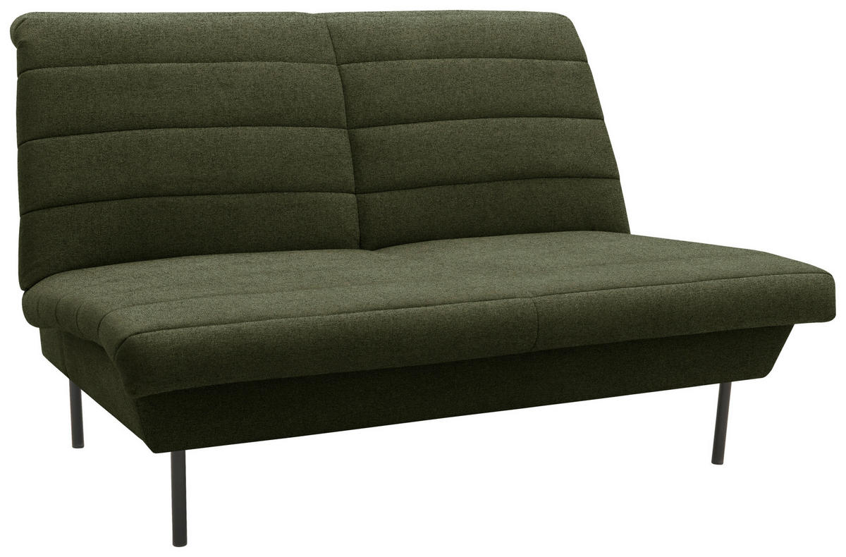 2-SITZER-SOFA Grün  - Schwarz/Grün, Design, Textil/Metall (145/92/103cm) - LOOKS by W.Joop