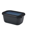 VORRATSDOSE CIRQULA 0.75 L  - Transparent/Schwarz, KONVENTIONELL, Kunststoff (0,75l) - Mepal