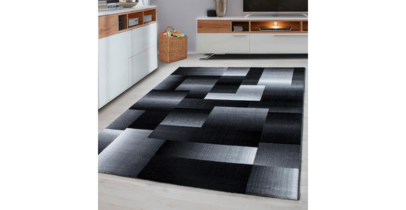 FLACHWEBETEPPICH 240/340 cm Miami Schwarz  - Schwarz, Design, Textil (240/340cm) - Novel