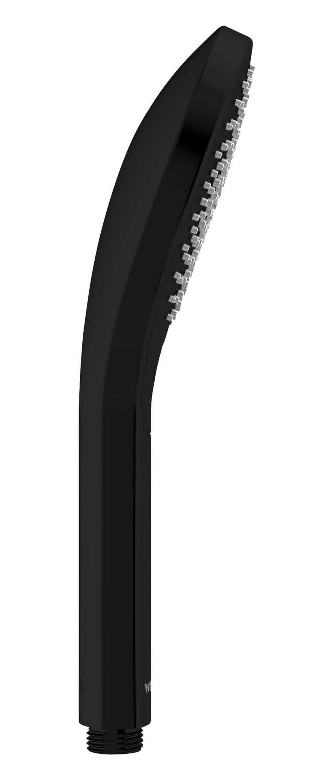 DUSCHKOPF   - Schwarz, Basics, Kunststoff (12cm) - Wenko