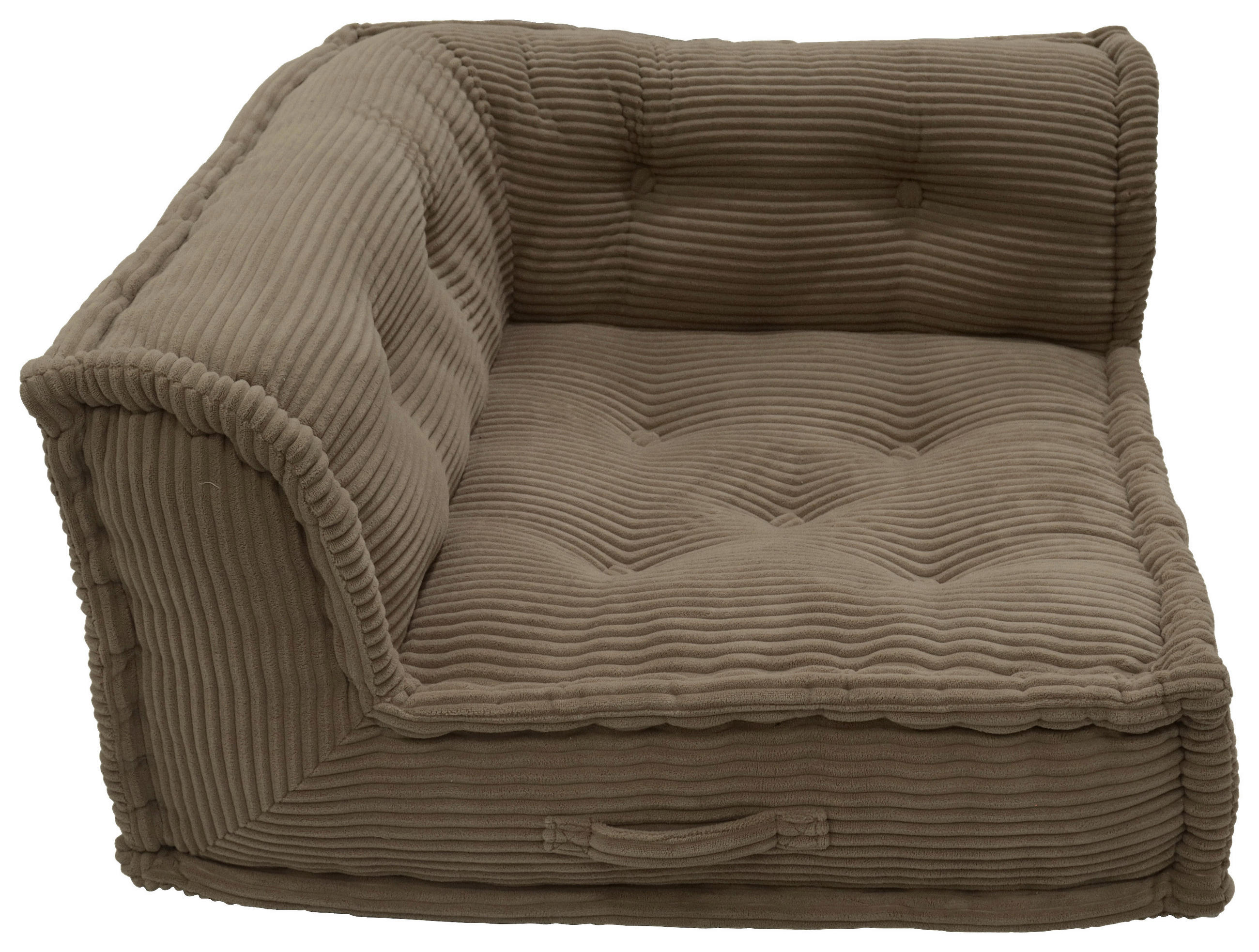 ECKELEMENT in Cord   - Beige, Design, Textil (80/43/80cm) - P & B