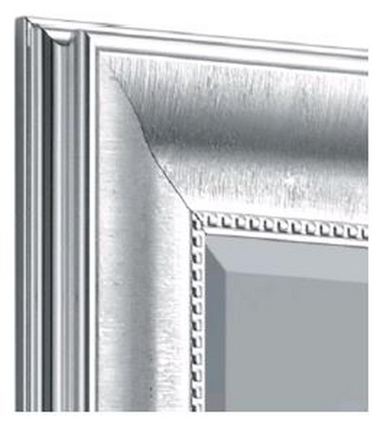 NÁSTĚNNÉ ZRCADLO 60/160/3,7 cm  - barvy chromu, Konvenční, plast/sklo (60/160/3,7cm)