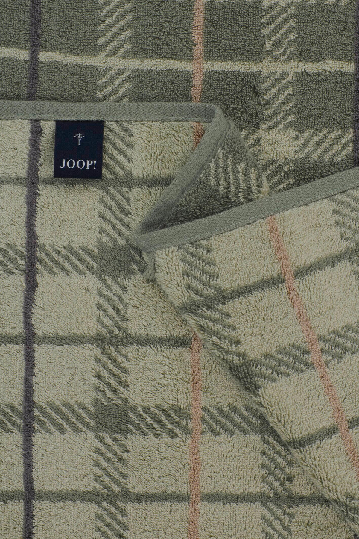 RUČNÍK, 50/100 cm, světle šedá, tmavě šedá, olivově zelená - světle šedá/tmavě šedá, Design, textil (50/100cm) - Joop!