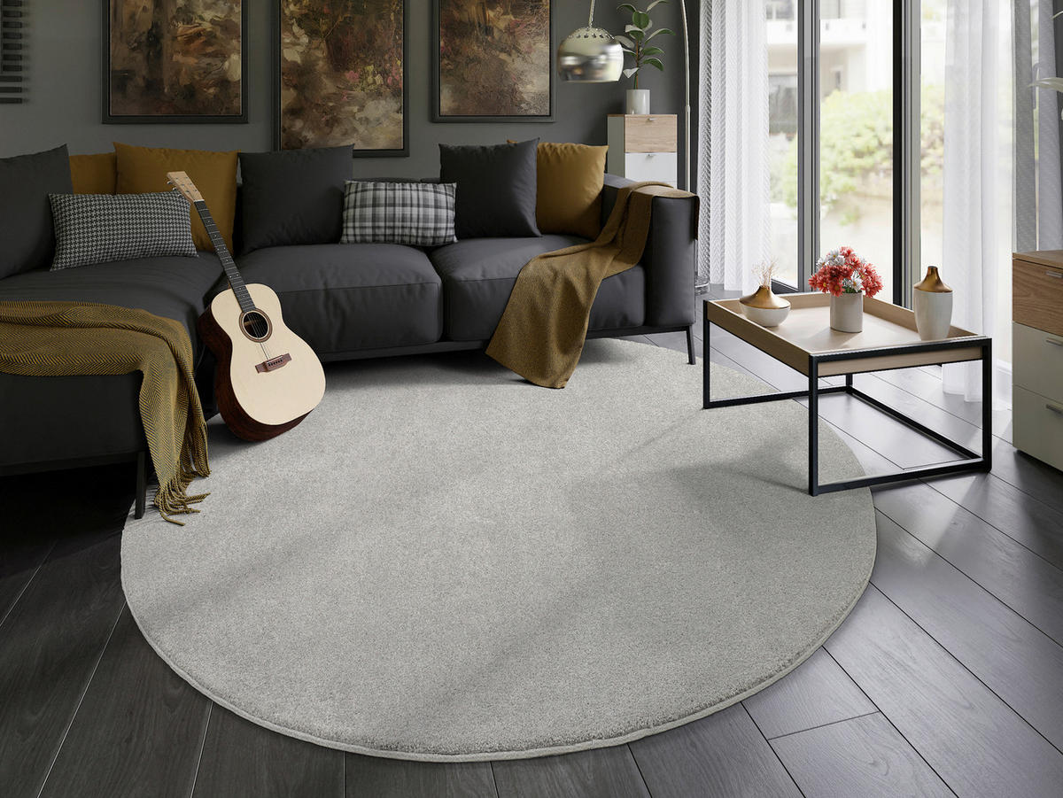 WEBTEPPICH 160 cm Grau  - Grau, Basics, Textil (160cm) - Novel