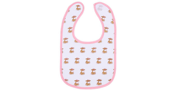 LÄTZCHEN 3-teilig - Rosa/Weiß, Basics, Textil (21/32cm) - My Baby Lou