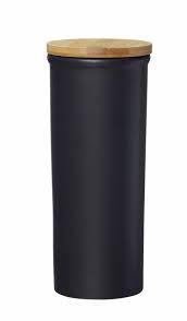 VORRATSDOSE Jasper 1,6 L  - Schwarz/Braun, Keramik/Holz (11/27cm) - Ritzenhoff Breker
