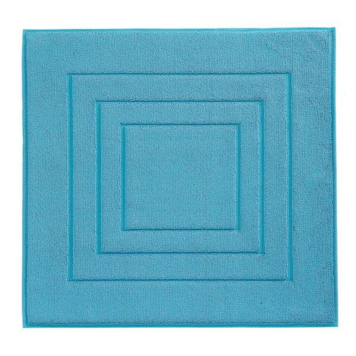 BADEMATTE Türkis 60/60 cm  - Türkis, Basics, Textil (60/60cm) - Vossen