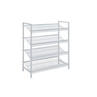 SCHUHREGAL Weiß  - Weiß, Basics, Metall (63/71.5/30cm) - Boxxx