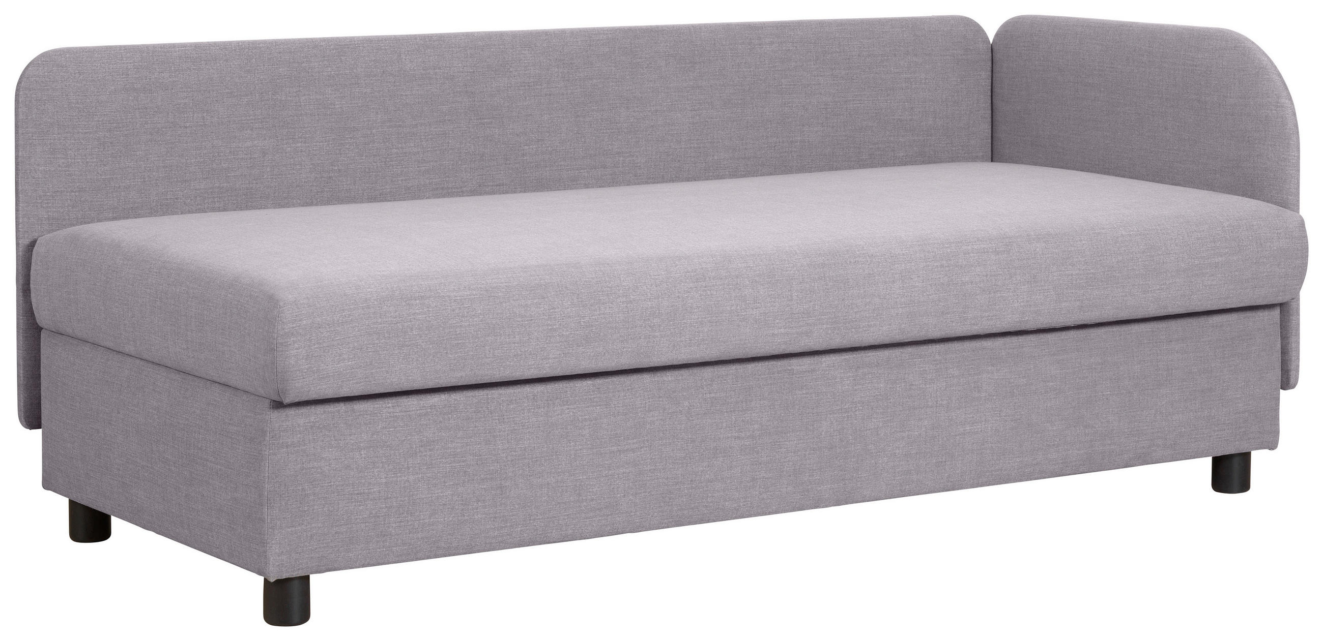 LIEGE in Grau  - Wengefarben/Grau, MODERN, Holz/Textil (206/80/94cm) - Joka