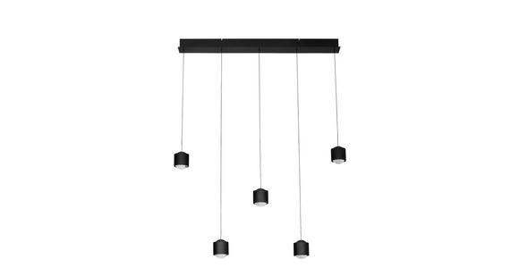 LED-HÄNGELEUCHTE 90/10/170 cm  - Schwarz, Design, Kunststoff/Metall (90/10/170cm) - Novel