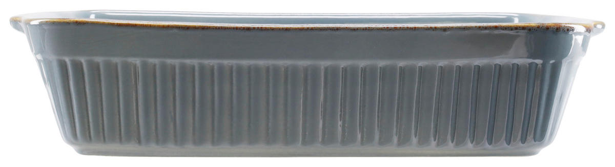 AUFLAUFFORM Keramik Steinzeug  - Petrol, KONVENTIONELL, Keramik (34/20/7,5cm) - Creatable