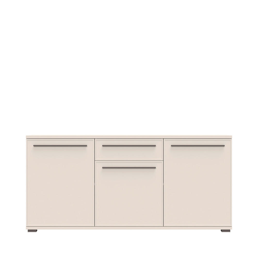 KOMODA  180/85/46 cm  kašmir  - kašmir, Dizajnerski, metal/pločasti materijal (180/85/46cm) - Hom`in