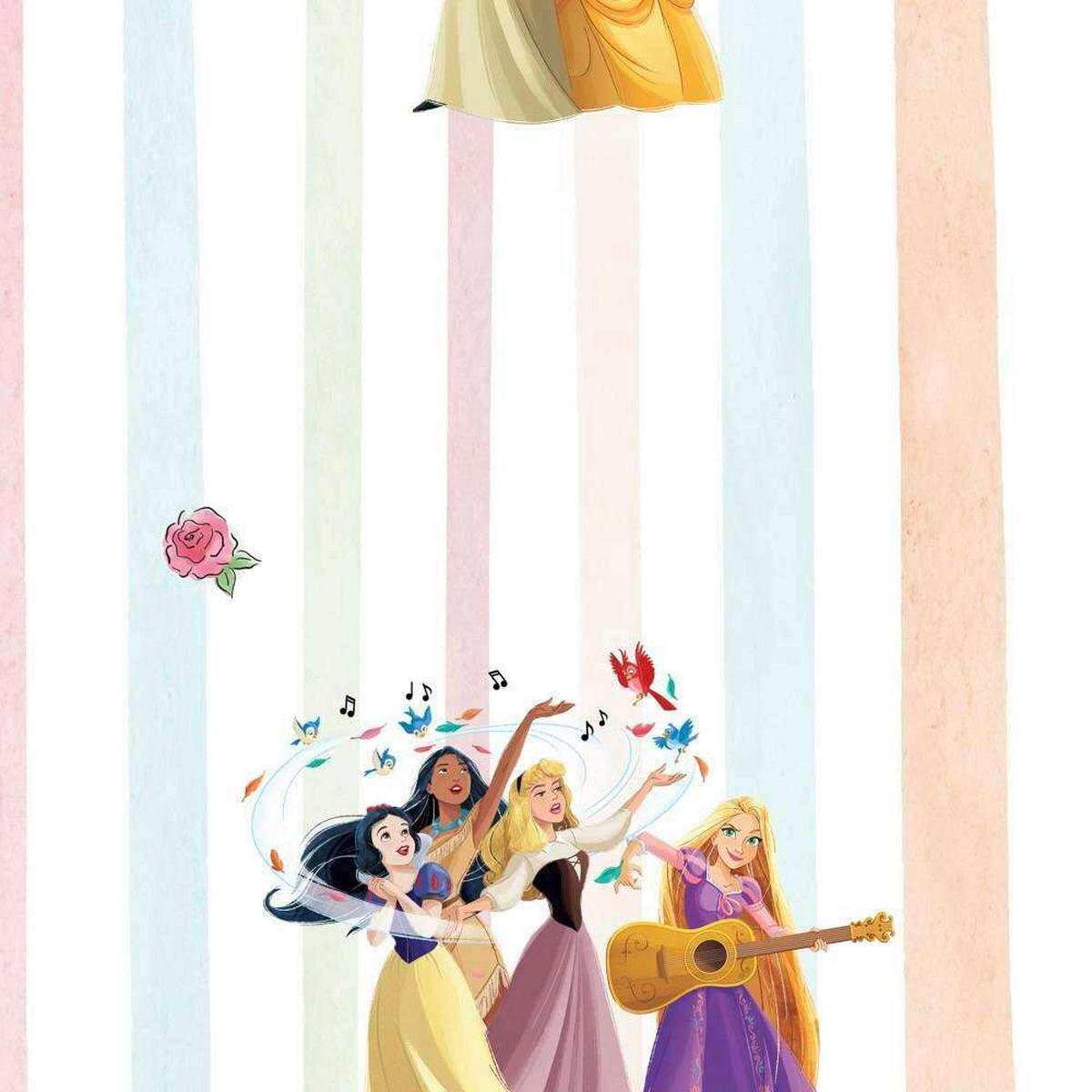 FOTOTAPETE PRINCESS CHARMIX  - Weiß, Design, Textil (212/250cm) - Disney