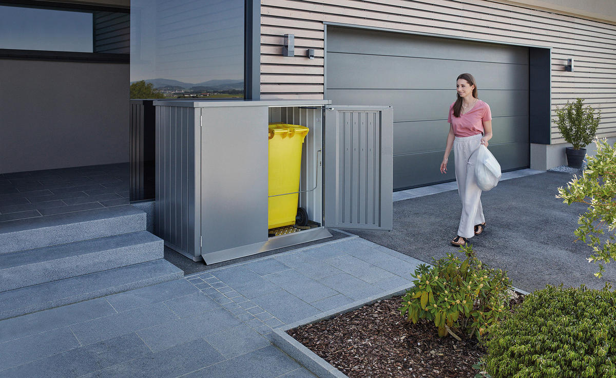 KISSENBOX 170/81/70 cm  - Dunkelgrau, Basics, Metall (170/81/70cm) - Biohort