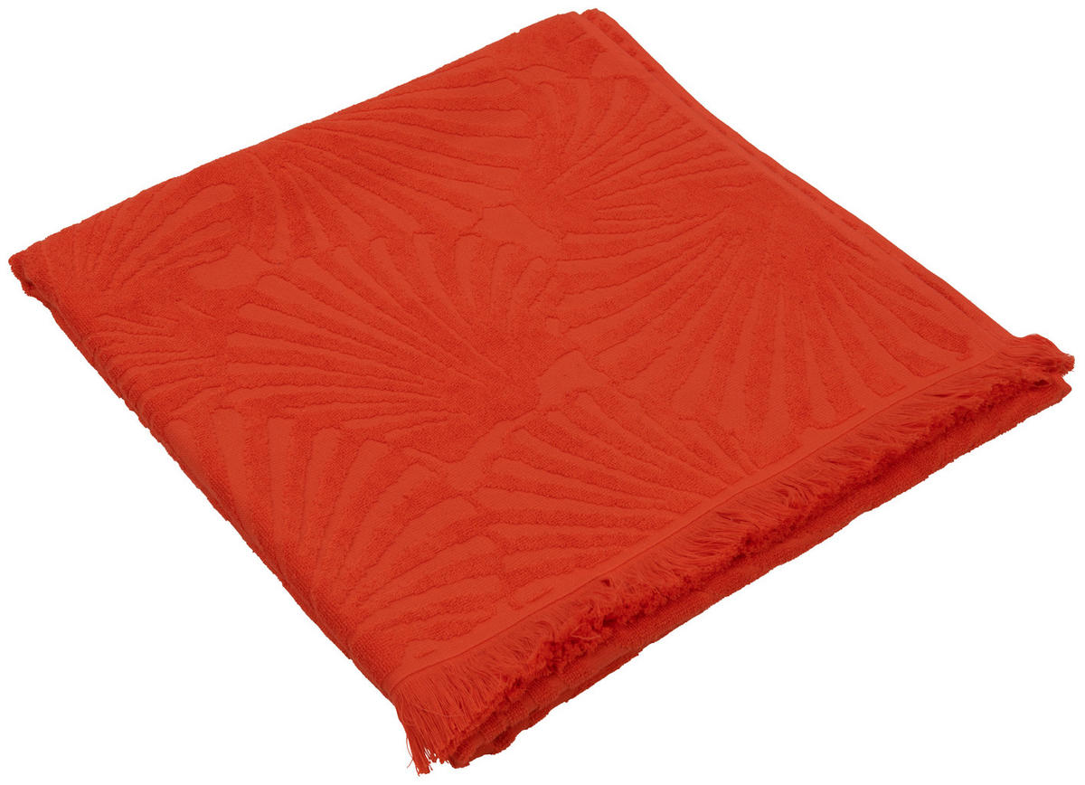 BRISAČA ZA NA PLAŽO  FUNKY TIME     90/180 cm        oranžna  - oranžna, Basics, tekstil (90/180cm) - Esposa