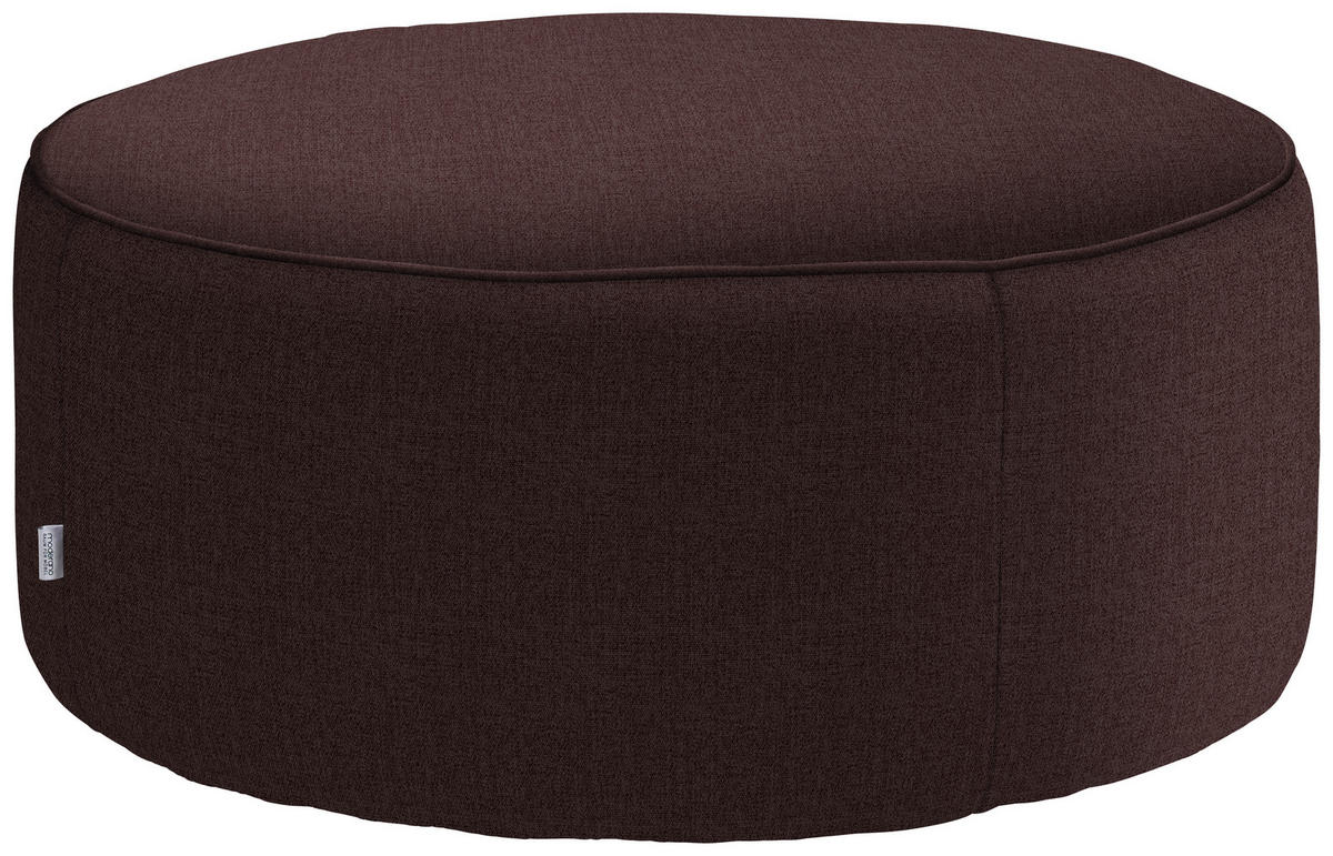 HOCKER in Textil Lila  - Lila, Design, Textil (80/33/80cm) - Belluti