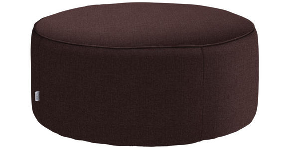 HOCKER in Textil Lila  - Lila, Design, Textil (80/33/80cm) - Belluti