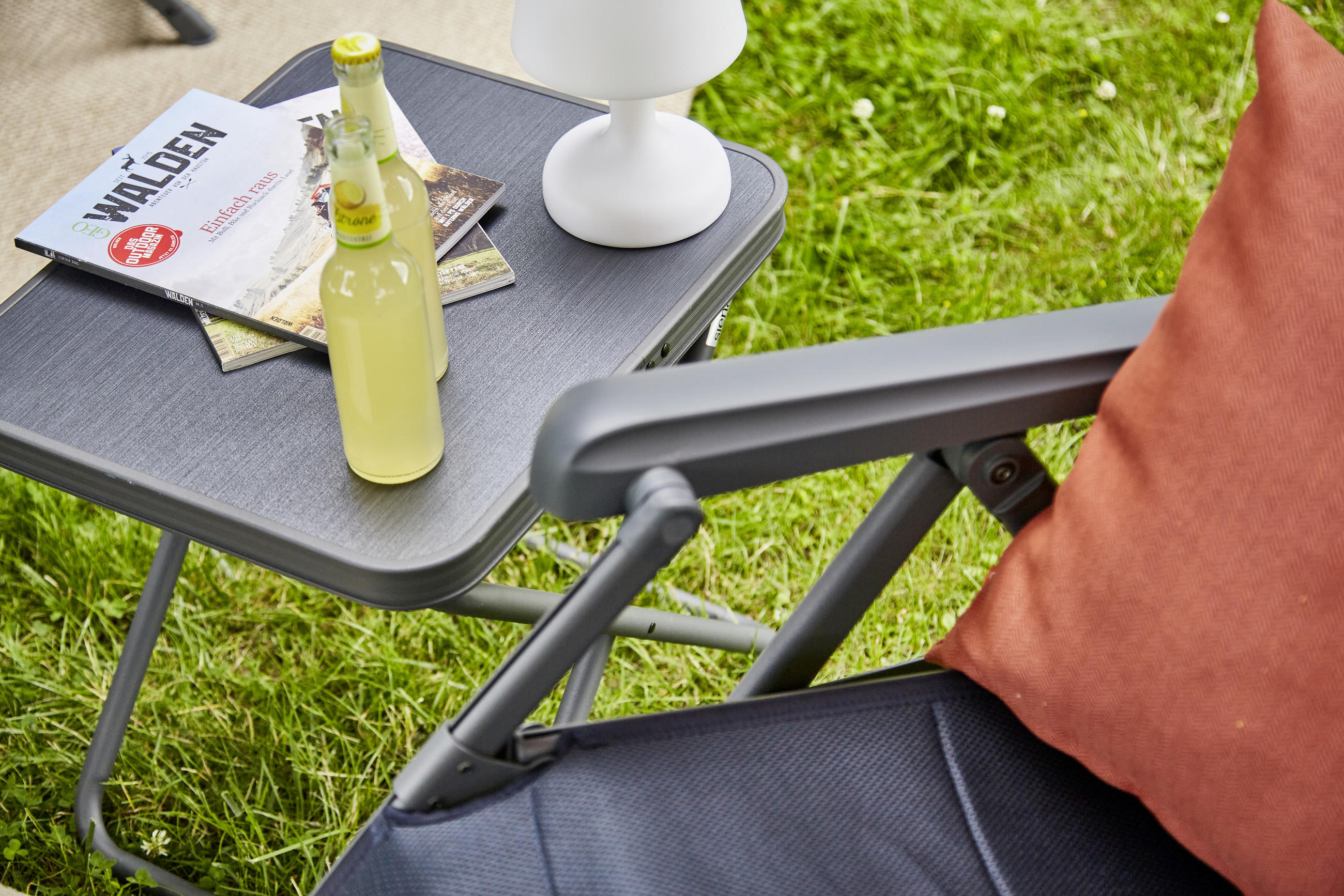 CAMPINGTISCH - Grau, KONVENTIONELL, Holzwerkstoff (49/4/41cm) - Siena Garden