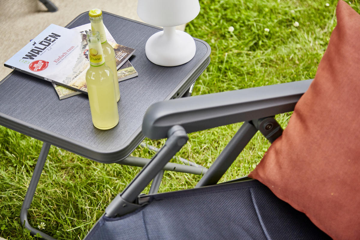 CAMPINGTISCH - Grau, KONVENTIONELL, Holzwerkstoff (49/4/41cm) - Siena Garden