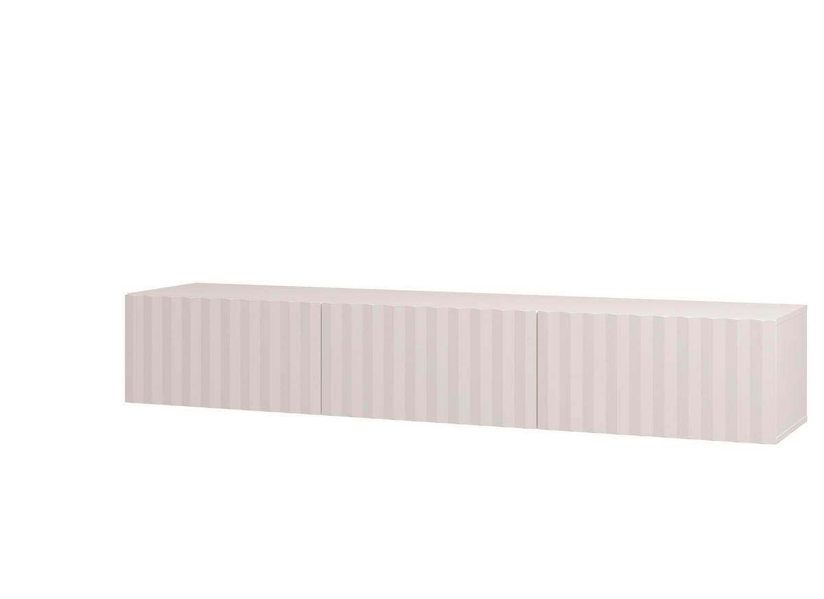 TV-ÁLLVÁNY fehér  - magasfényű fehér/fehér, Basics, faalapú anyag (192/31,5/42cm) - Xora