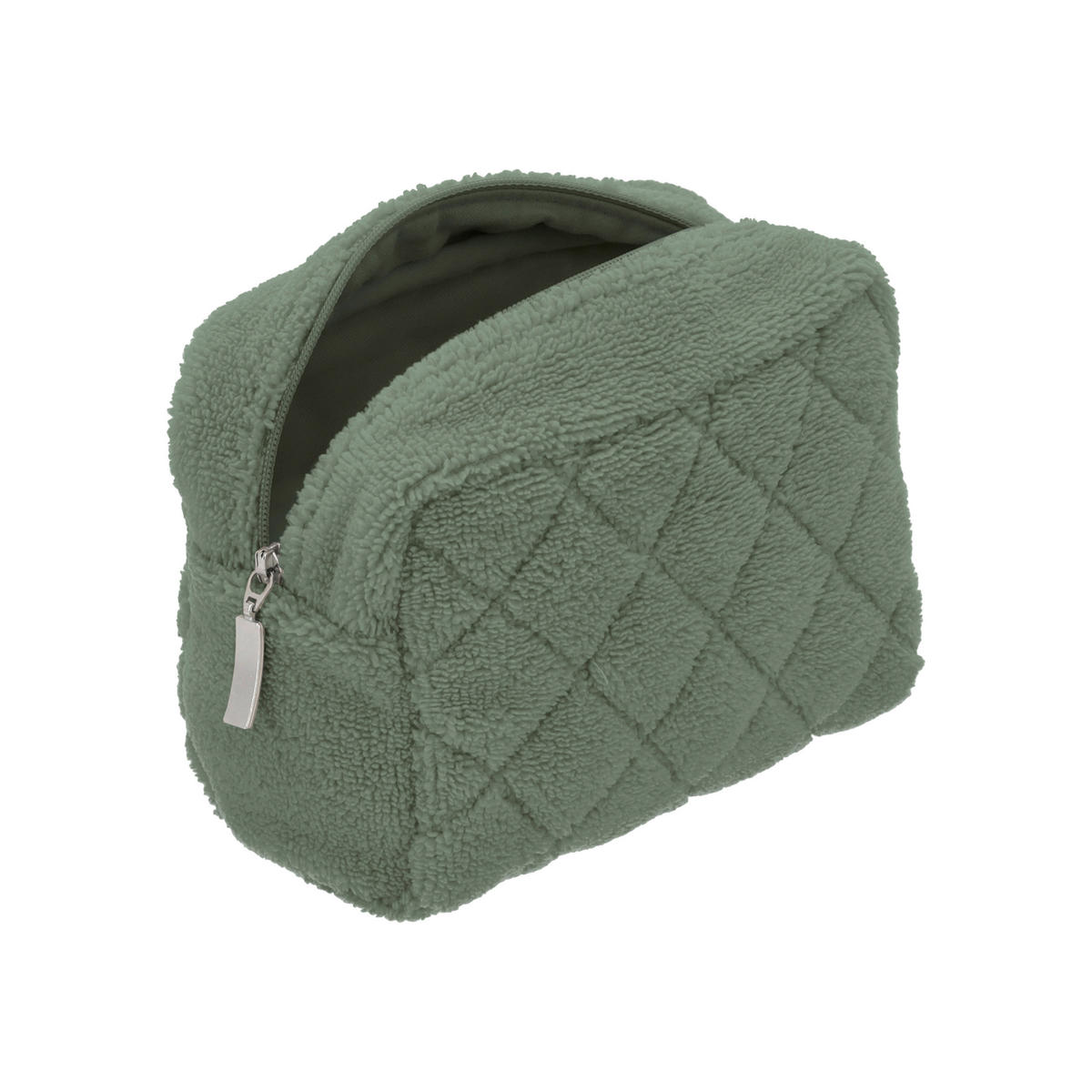 KOSMETIKTASCHE - Grün, Basics, Textil - Vossen