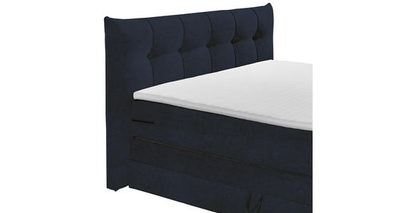 BOXSPRINGBETT 180/200 cm  in Schwarz  - Schwarz, Basics, Holzwerkstoff/Kunststoff (180/200cm) - Esposa