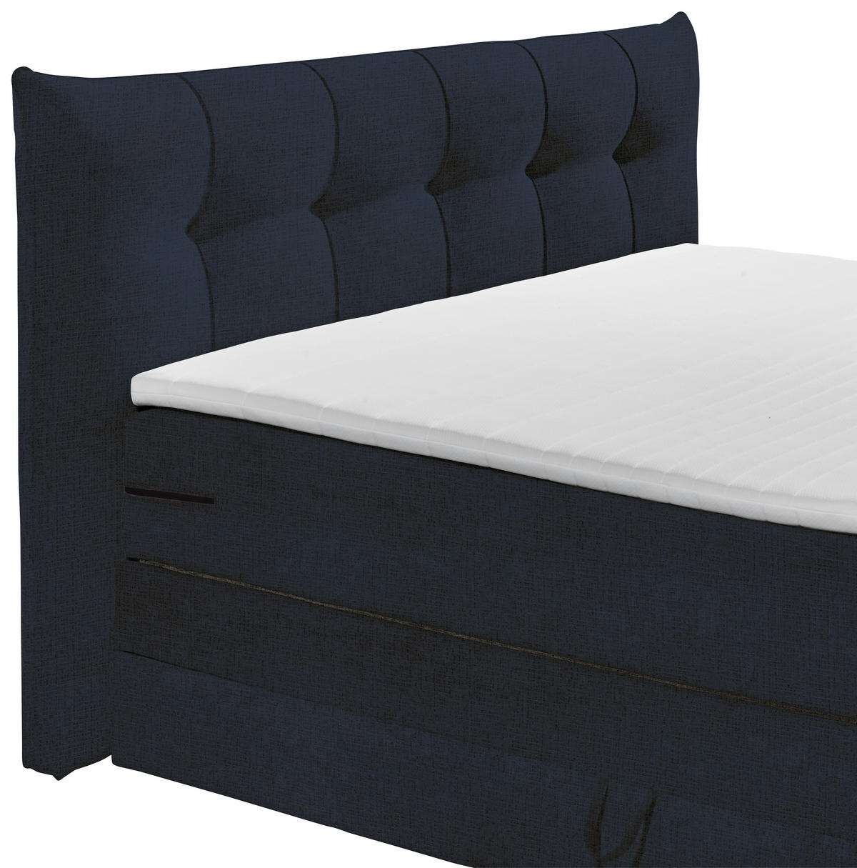 BOXSPRINGBETT 180/200 cm  in Schwarz  - Schwarz, Basics, Holzwerkstoff/Kunststoff (180/200cm) - Esposa