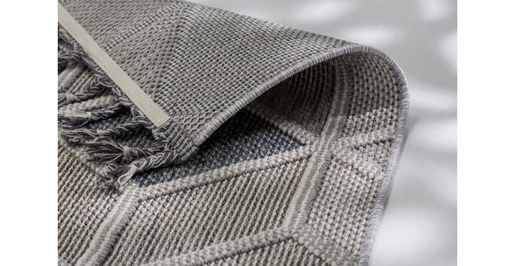 WEBTEPPICH 133/190 cm Blau, Grau  - Blau/Grau, Design, Textil (133/190cm) - Novel