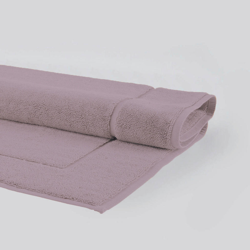 Thumbnail - Aquanova Badematte London, Mauve, Textil, Uni, rechteckig, 70x120 cm, für Fußbodenheizung geeignet, rutschhemmend, Badte...