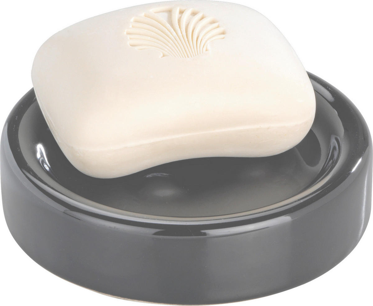 TVÅLKOPP keramik  - grå, Basics, keramik (11/11/2.8cm)