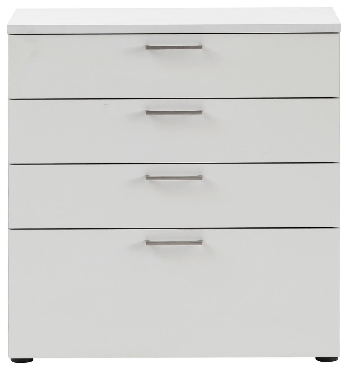KOMMODE  in 80,2/84,2/41 cm  - Silberfarben/Hellgrau, KONVENTIONELL, Holzwerkstoff/Kunststoff (80,2/84,2/41cm) - MID.YOU